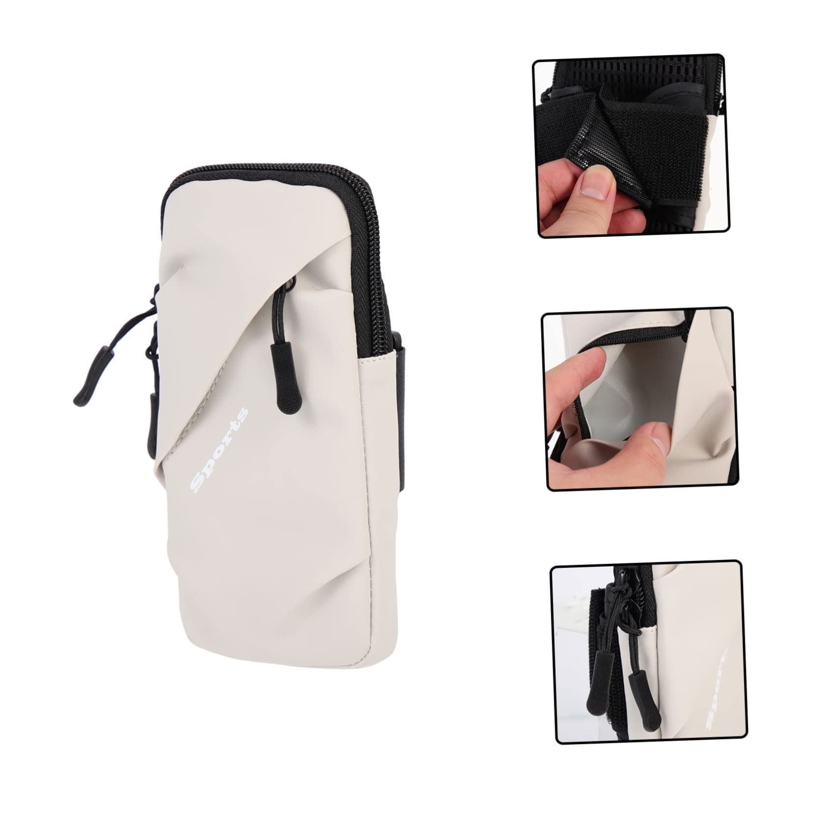 Uonlytech 4stücke Laufarmband Für wasserdichte Handyhalterung Mit Elastischer Armstasche Für Jogging Fitness Und Outdoor-aktivitäten Universelle Handytasche -rutsch