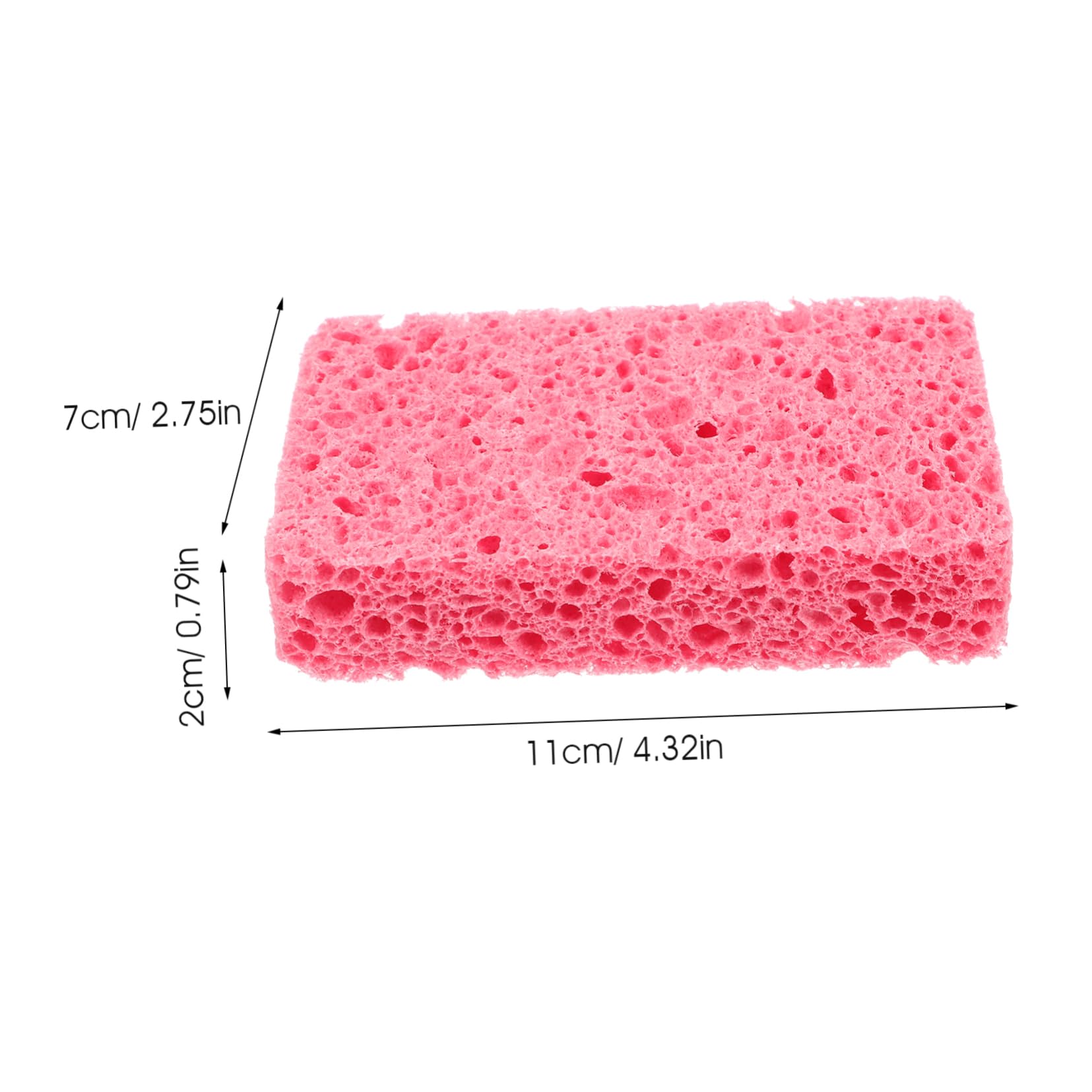 STOBAZA Pcs Dish Cleaning Sponge Scrub Sponge Pad Reusable Scrubber for Dish Cleaning Pot