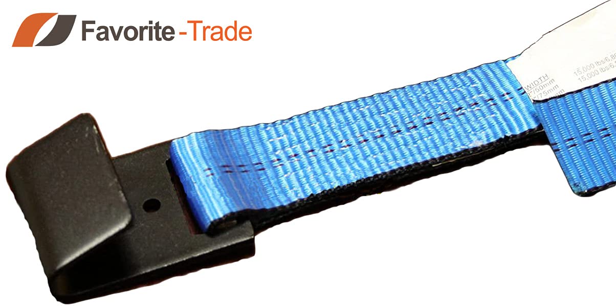 Two (2x) Orange Demco Tow Dolly Straps Rugged Weave Axle W/ Hooks & 2 Ratchets E - Foto 7