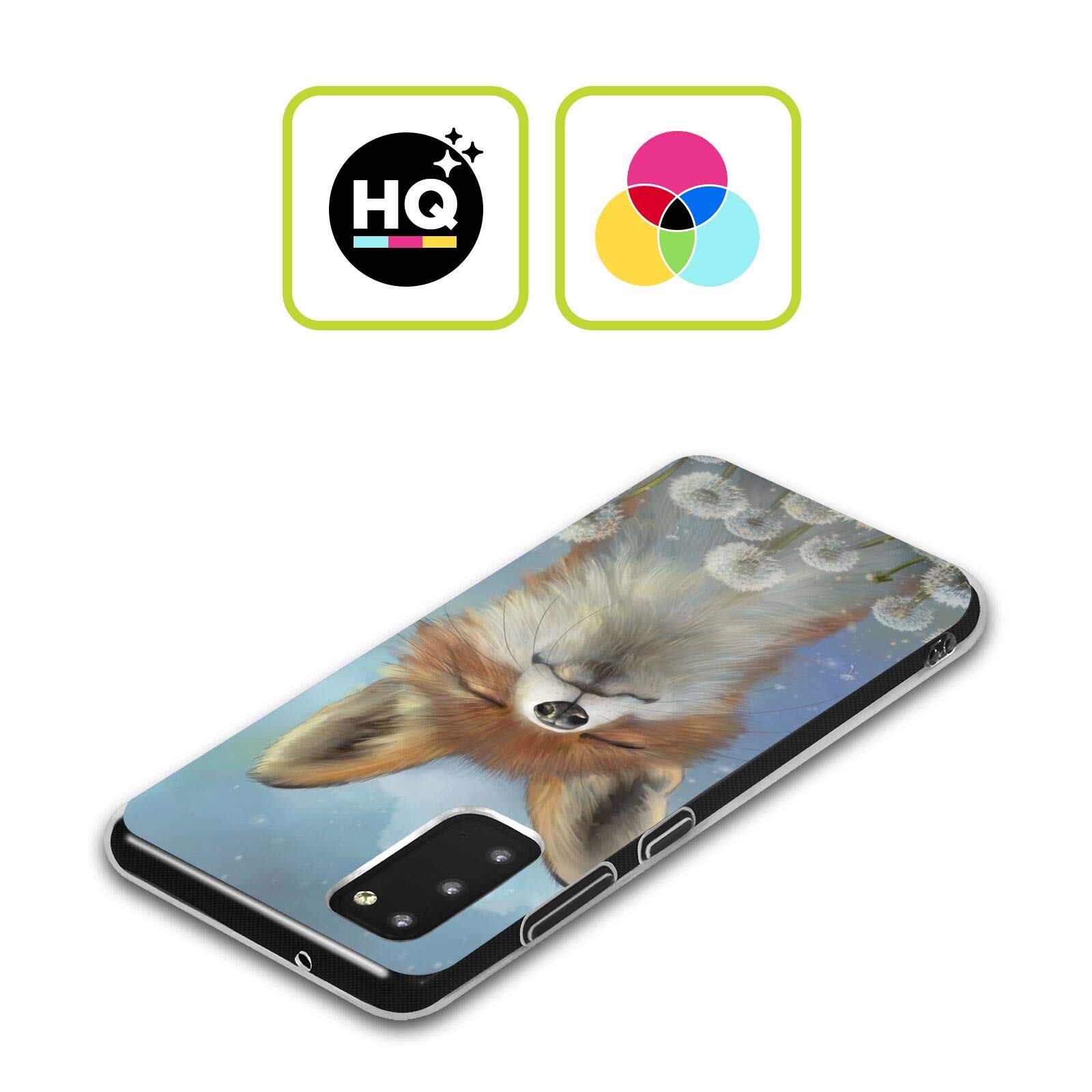 Head Case Designs Handyhülle Mit Ash Evans Löwenzahn-Motiv – Militärschutz Für Galaxy A52/A52s/5G (2021)