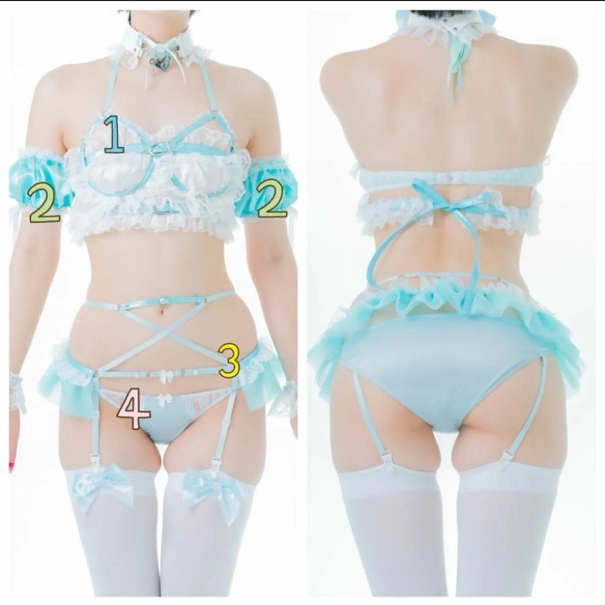 Amazon | パルフェット レースリミテーションメイデンパステル  