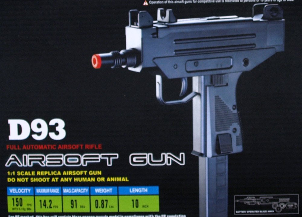 Amazon.com : well d93 airsoft full size uzi style auto electric