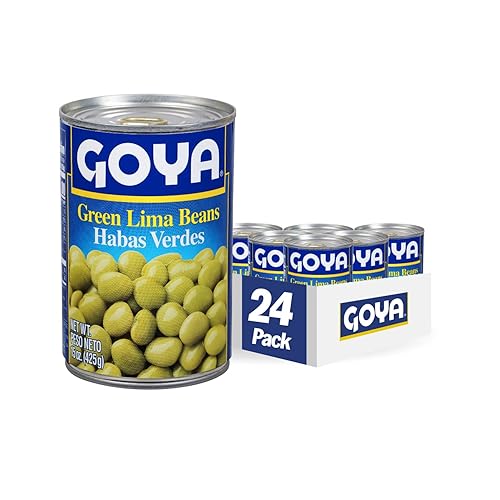 Goya Foods Green Lima Beans, 15 onzas (paquete de 24)