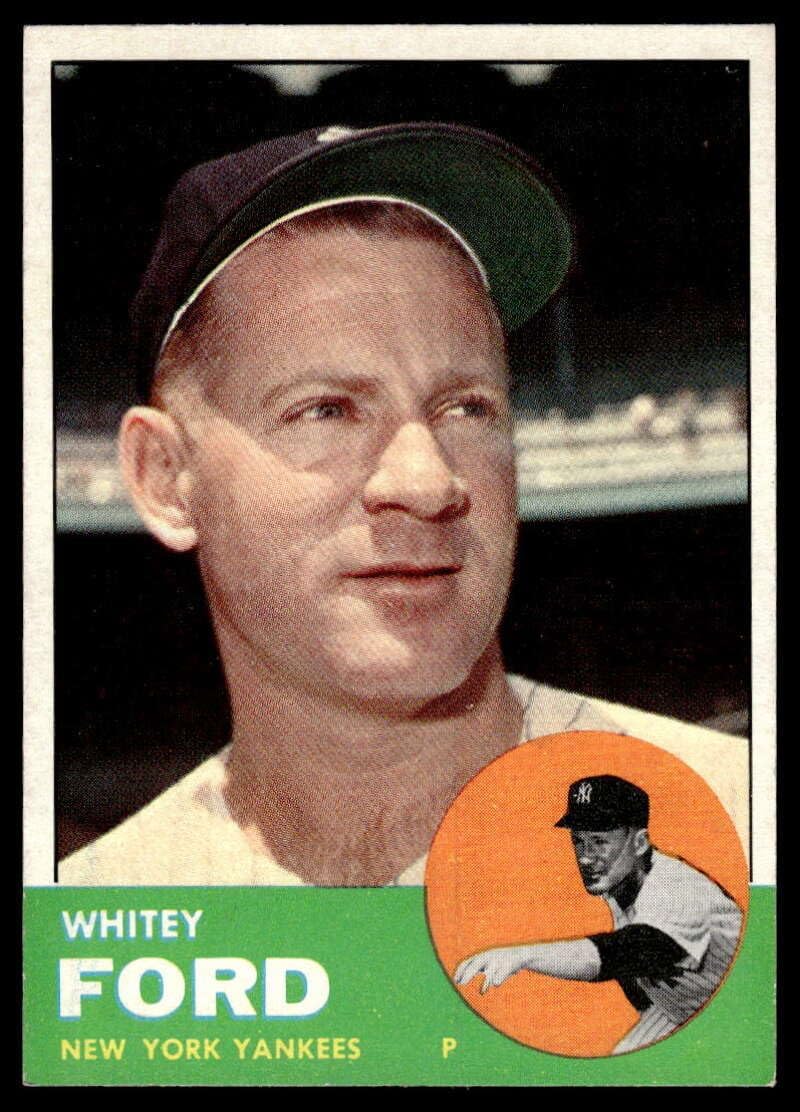 Baseball MLB 1963 Topps #446 Whitey Ford Yankees