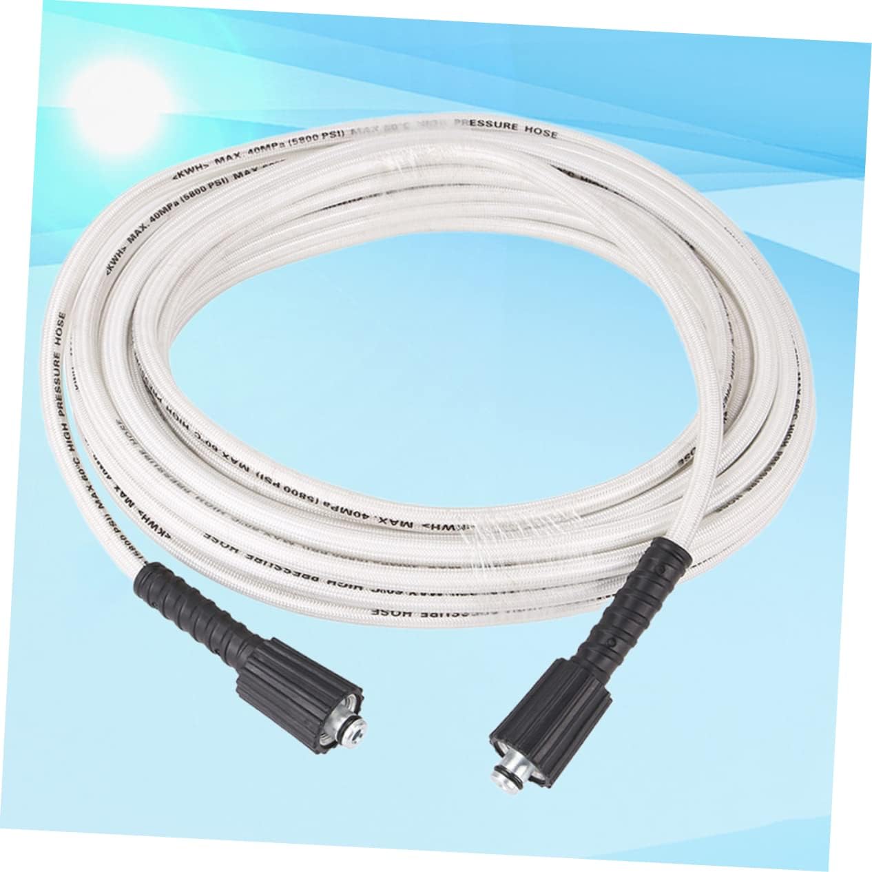MERRYHAPY 1pc Internal Thread High Pressure Washer Hose Cleaning Extension for Garden Vehicle Use Compatible Pressure Washing Machines Easy to Connect