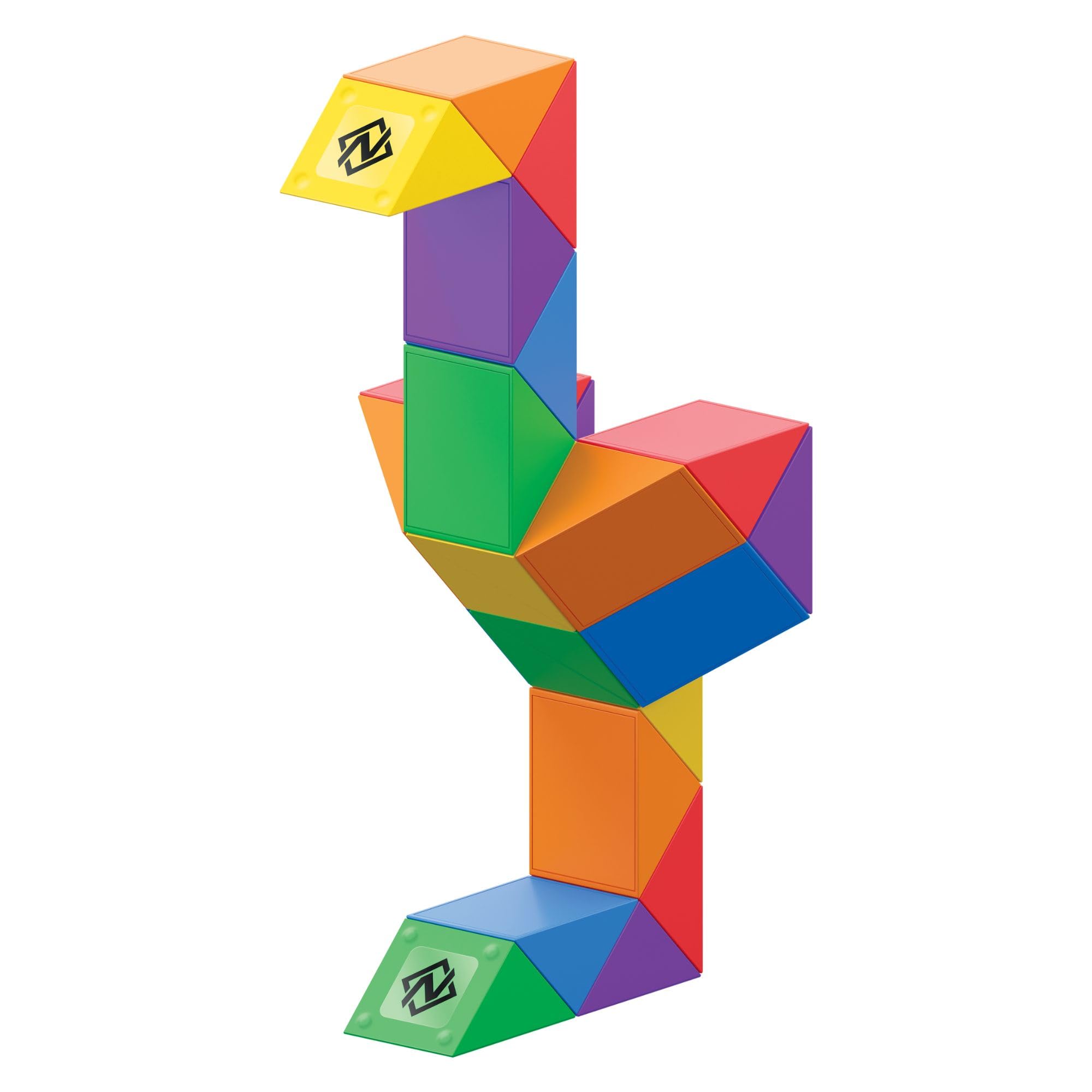 NEXCUBE Cobra – Casse-Tête 24 Prismes De Couleurs – Plus De 100 Formes à Créer – Jeu Réflexion Et Créativité Dès 6 Ans