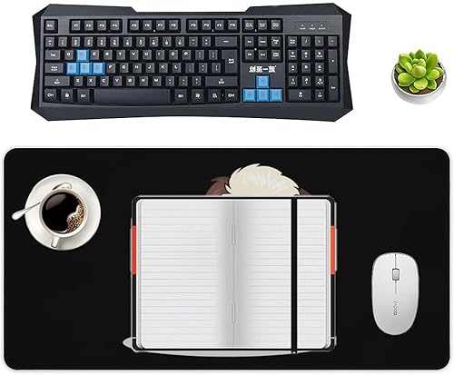 Miniatura 4 de Shih Tzu - Alfombrilla de escritorio antideslizante para perro, alfombrilla de mouse grande, protector de escritorio para oficina en casa