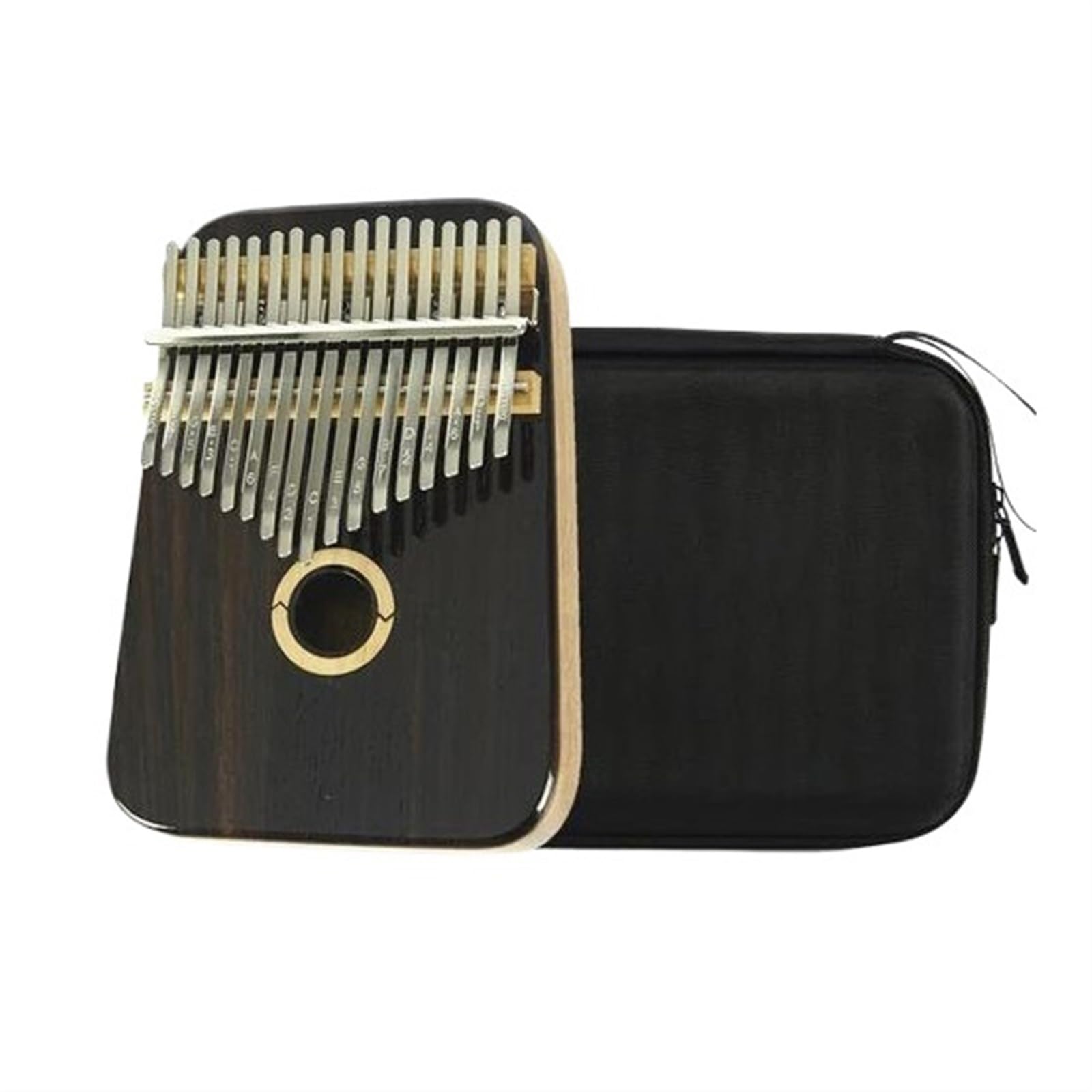 Kalimba Instrumento Musical De 17 Tonos Kalimbas De Madera Teclado Musical Iniciadores Profesionales Dedos Portátiles Accesorios De Piano(B)