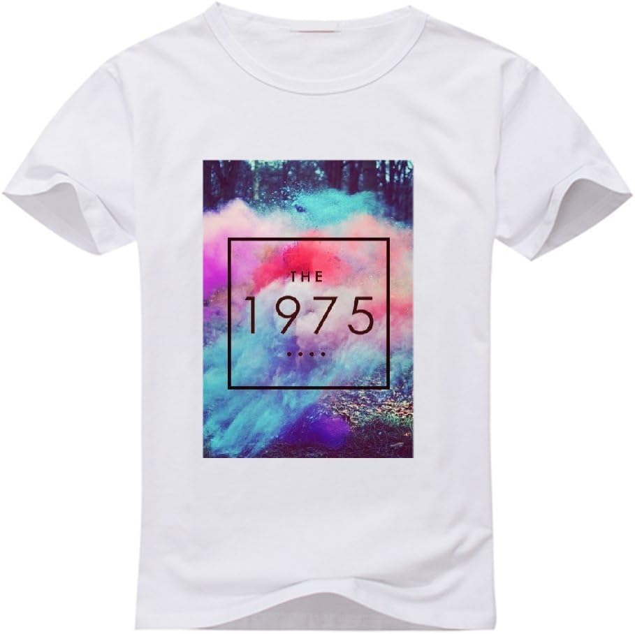 SHZH the 1975 Oversized T Shirts for Women Medium Sky Blue Apparel