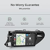Vista 7 de [2 GB+64 GB] Radio de coche para Toyota Hilux 2015-2020, pantalla táctil de 10.1 pulgadas estéreo de coche con sistema Android 13, Carplay y Android
