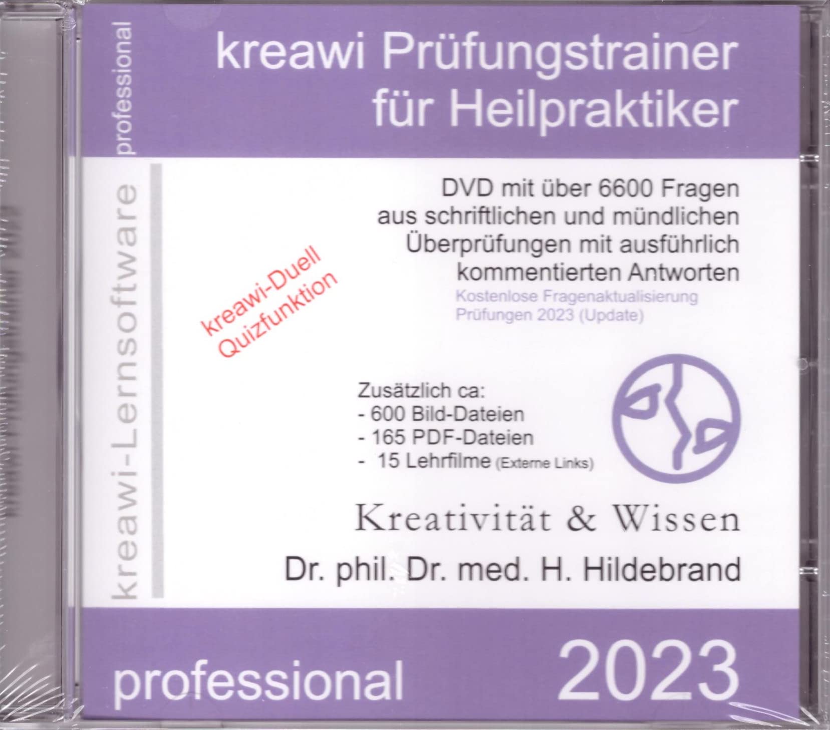 kreawi Prüfungstrainer für Heilpraktiker: Über 6500 Fragen aus schriftlichen und mündlichen Überprüfungen mit ausführlich kommentierten Antworten