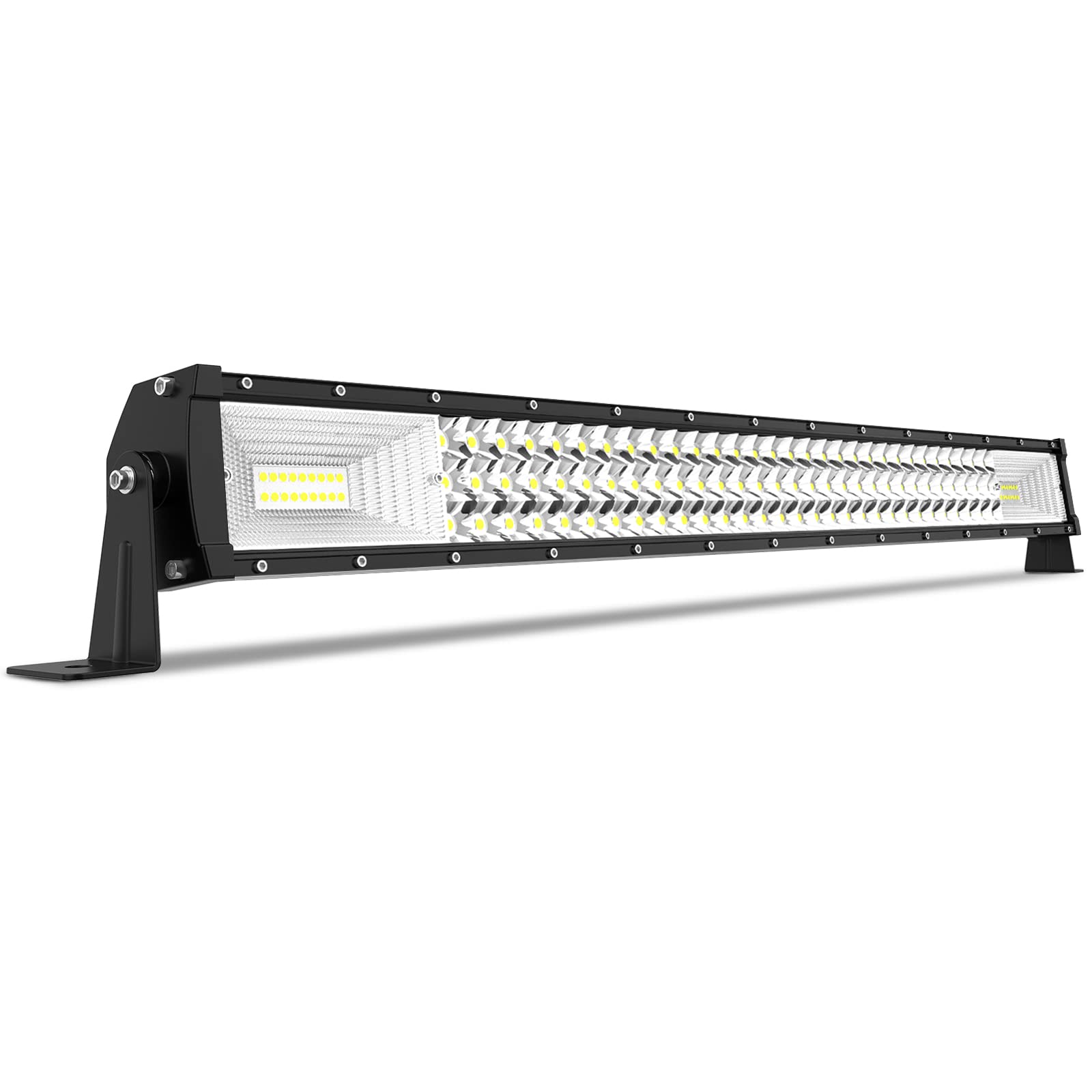 AUTOSAVER88 32 378W Curved Triple Row Light Bar