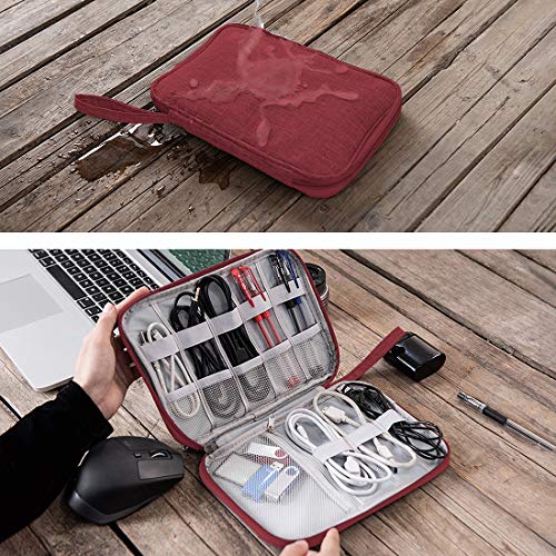 Ruyosn Organizer per cavi, borsa piatta