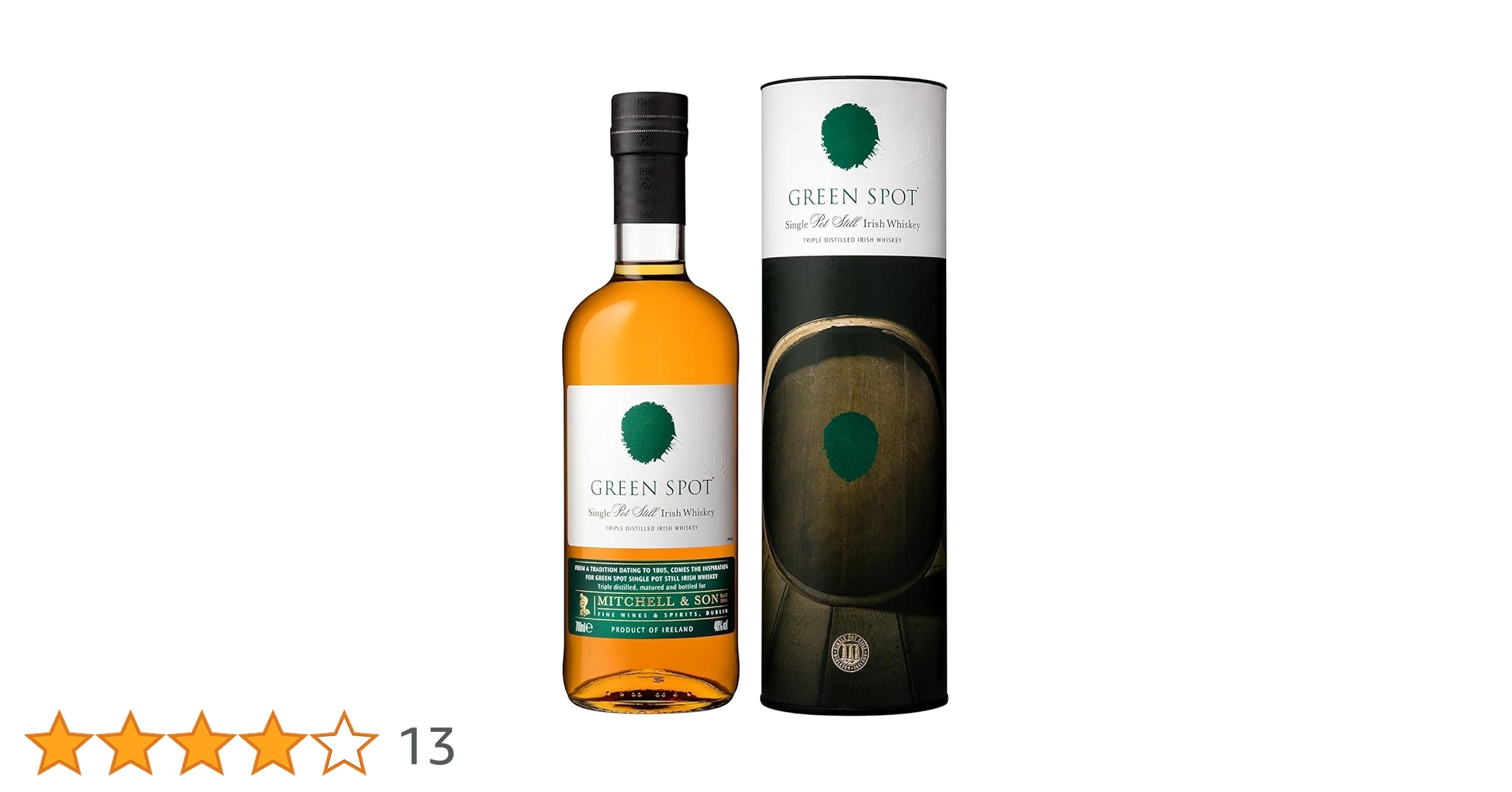 GREEN SPOT シングルポットスチルウイスキー 700ml 正規輸入品】グリーン スポット 40% 700ml 箱付 シングルポット