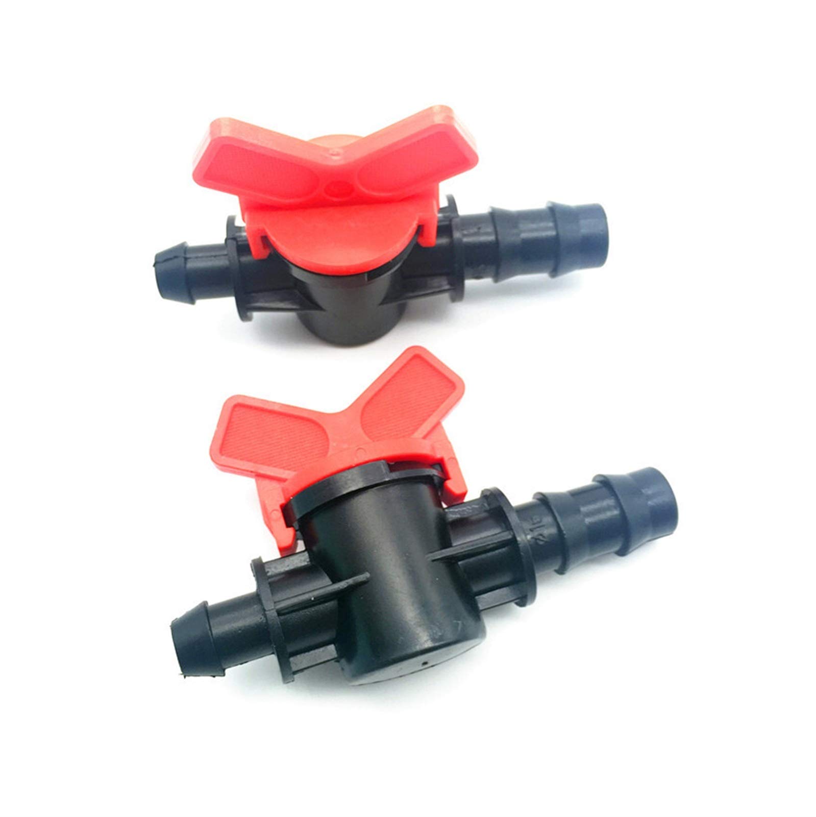 Adaptateur tuyau 13 mm à 10 mm avec vanne de commutation pour irrigation de jardin en PVC