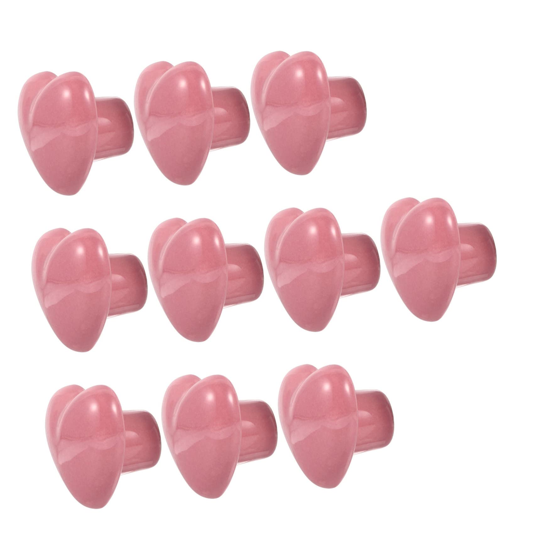 Boutons de tiroir en céramique en cœur bouton de meuble cuisine commode penderie