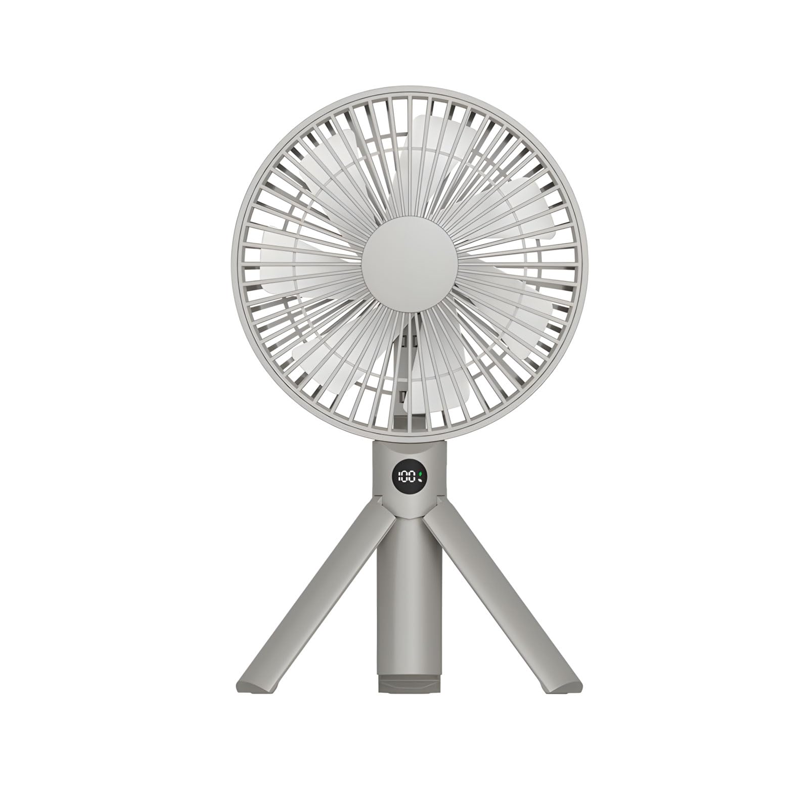 Ventilateur de refroidissement camping 3000 mAh avec support réglable et écran