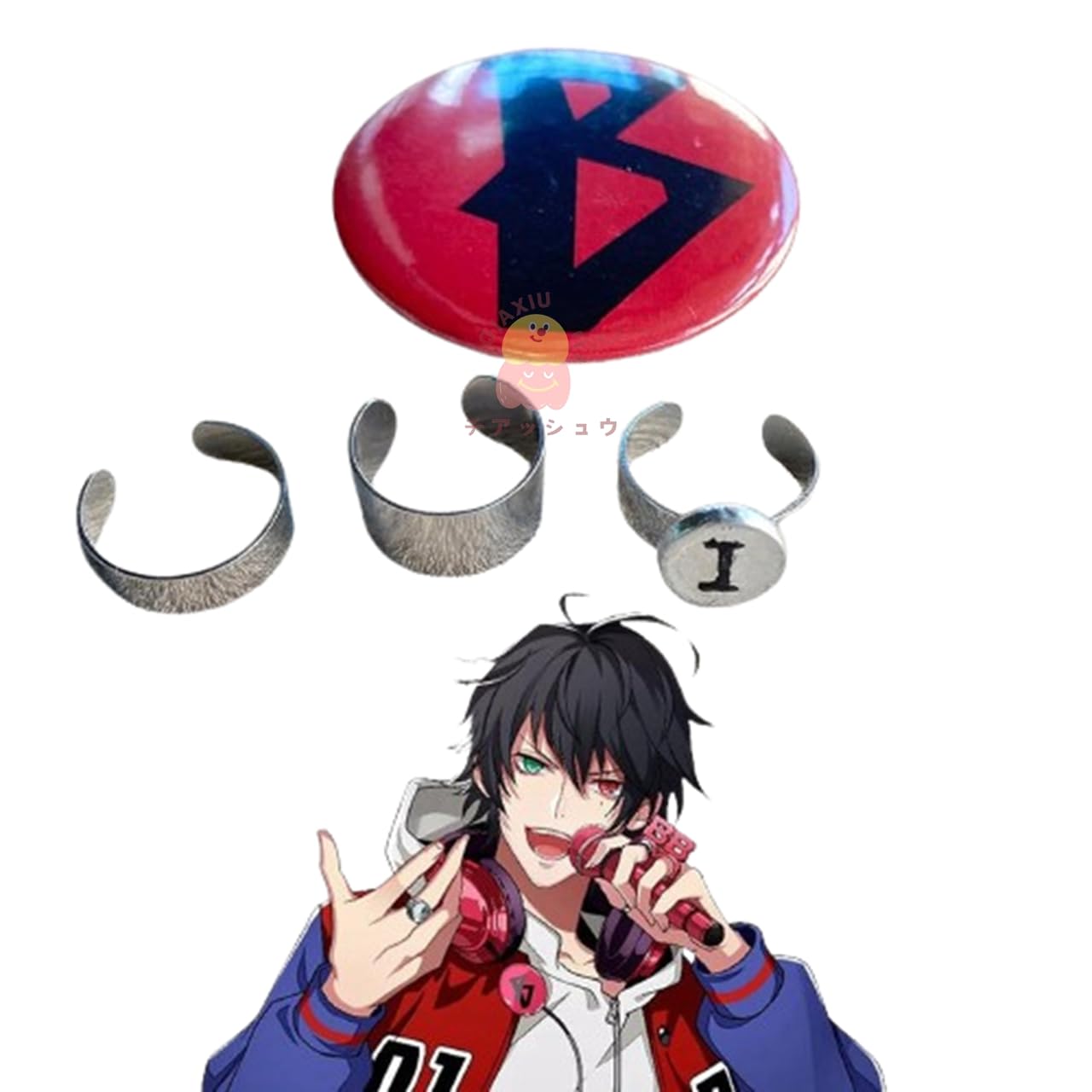 Amazon.co.jp: 指輪 ヒプノシスマイク 山田一郎 リング 刻印 イメージ