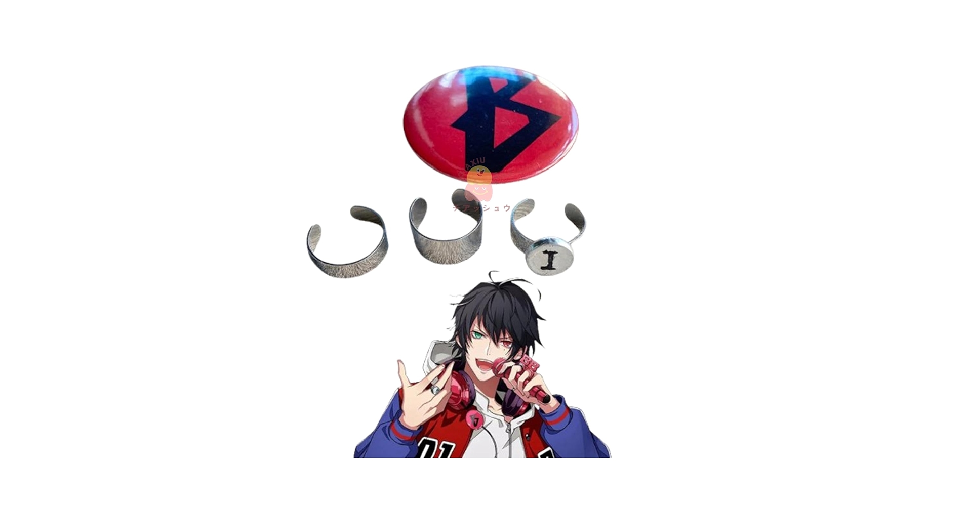 Amazon.co.jp: 指輪 ヒプノシスマイク 山田一郎 リング 刻印 イメージ