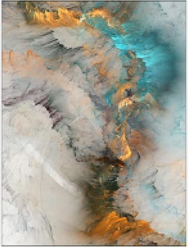 Miniatura 3 de HOLEILUCK Abstracto colorido nube imagen decoración del hogar lienzo pintura 3 piezas arte de pared moderno moda lujo impresiones sala de estar