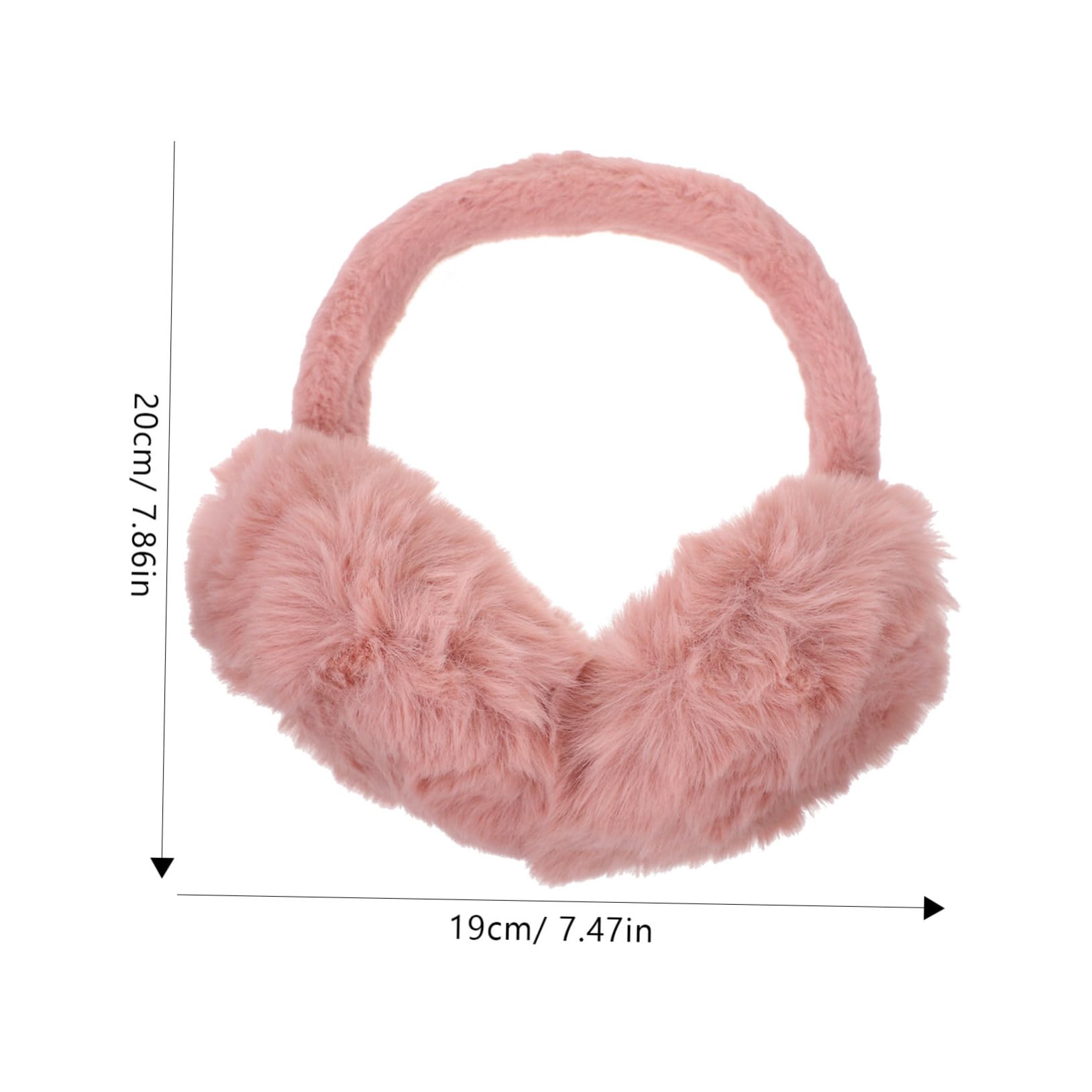 CONGARTENO Plush Earmuff Headband for Women Warm Winter Ear Muffs Snow Headband for Outdoor Adventures
