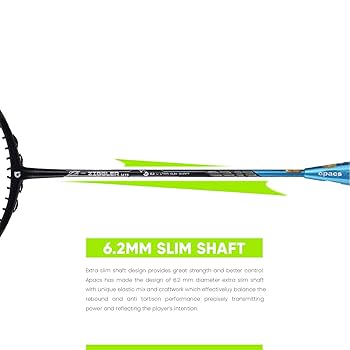 ひーとら　ロケット Apacs Z-Ziggler Lite (76g, 33 LBS) Unstrung Badminton