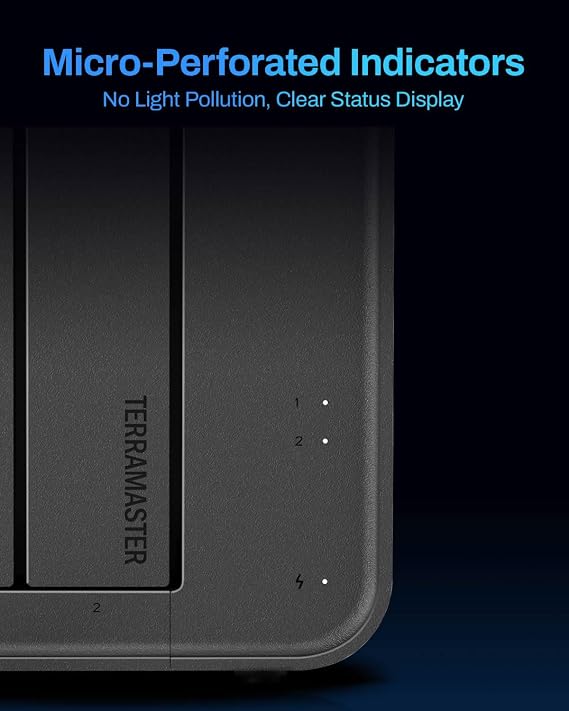 TERRAMASTER F2-425 2-Bay NAS Intel x86 Quad-Core CPU 4GB RAM (Diskless)