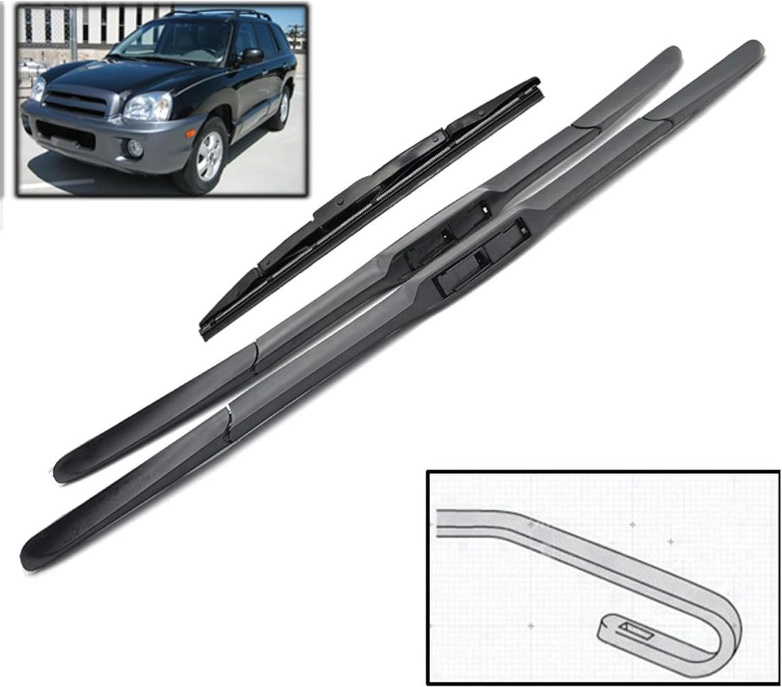 BALAI D'ESSUIE GLACE Avant - 550mm HYUNDAI SANTA-FE De 2000 à 2006 - Coté Gauche - Pièces 4x4 Et