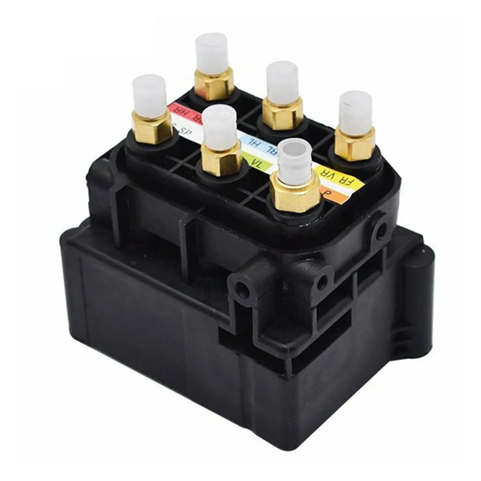 Lxfxnqjte Black A04e-Air Suspension Supply Solenoid Valve Block Compatible For Benz W221 W164 Gl X164 W251 A2123200358 A2513200058 1643201204