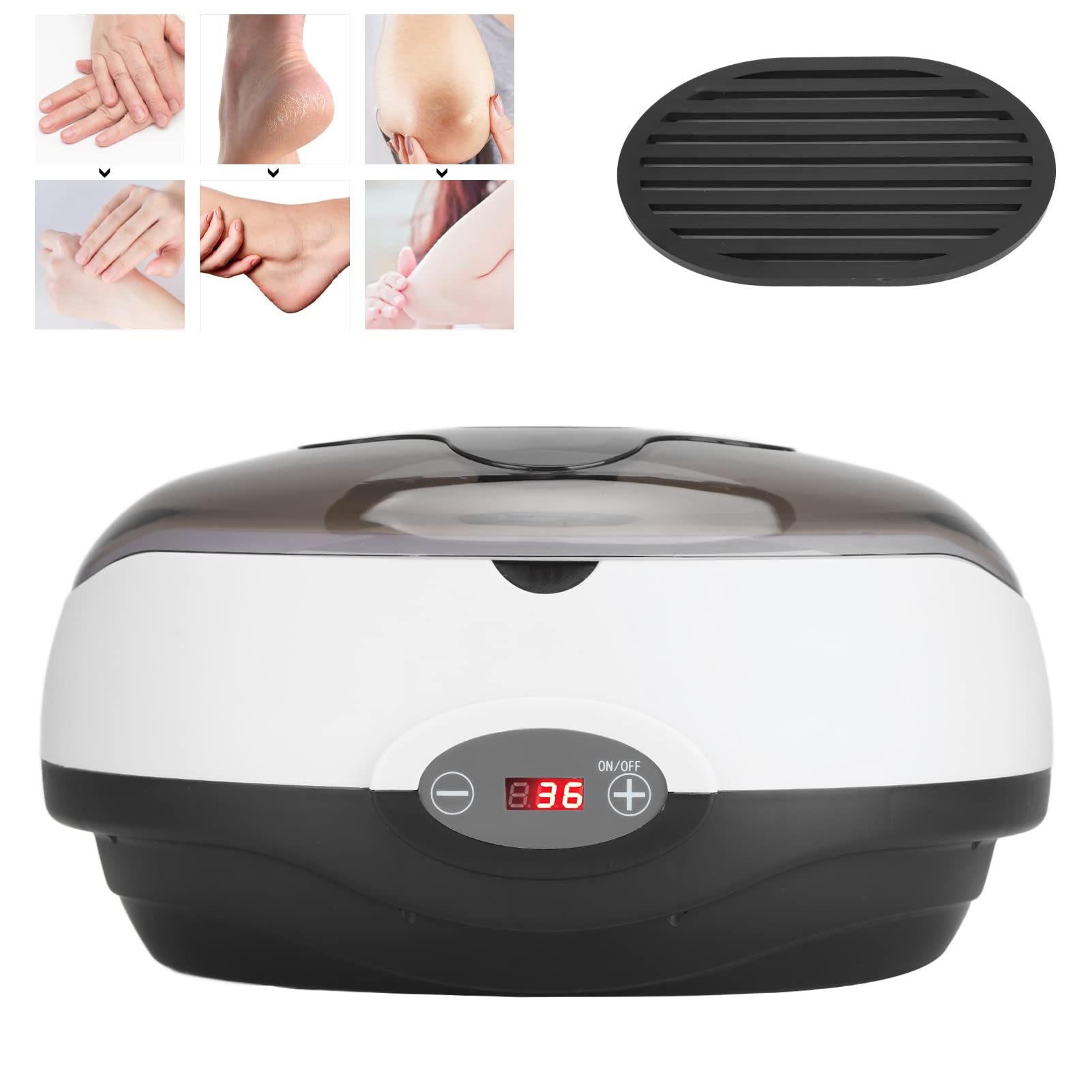 Bagno di Paraffina, 2,2 L Riscaldatore per Scaldacera Professionale Macchina per Cera di Paraffina per Depilazione Bagno di Paraffina per e Piedi Kit Professionale per Cera di Paraffina(#1)