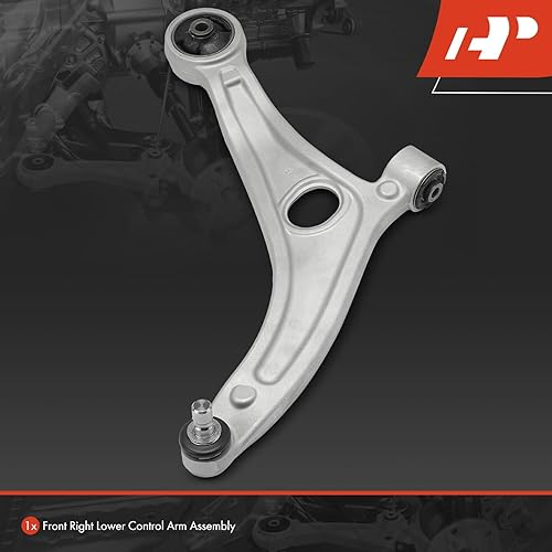 Miniatura 2 de A-Premium Brazo de control inferior delantero derecho, con rótula y buje, compatible con Hyundai Sonata 2011-2015, Azera 2015-2017 y Kia Optima