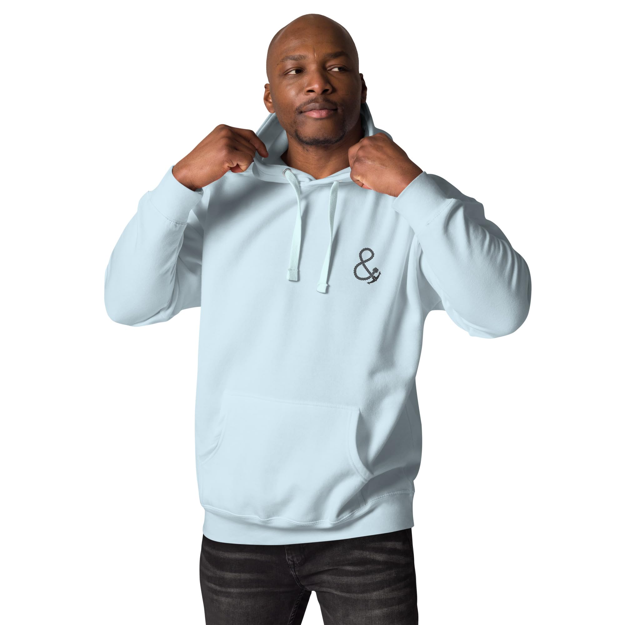 Palm Tree Slow Sundays Running Club Cotton Blend Hoodie