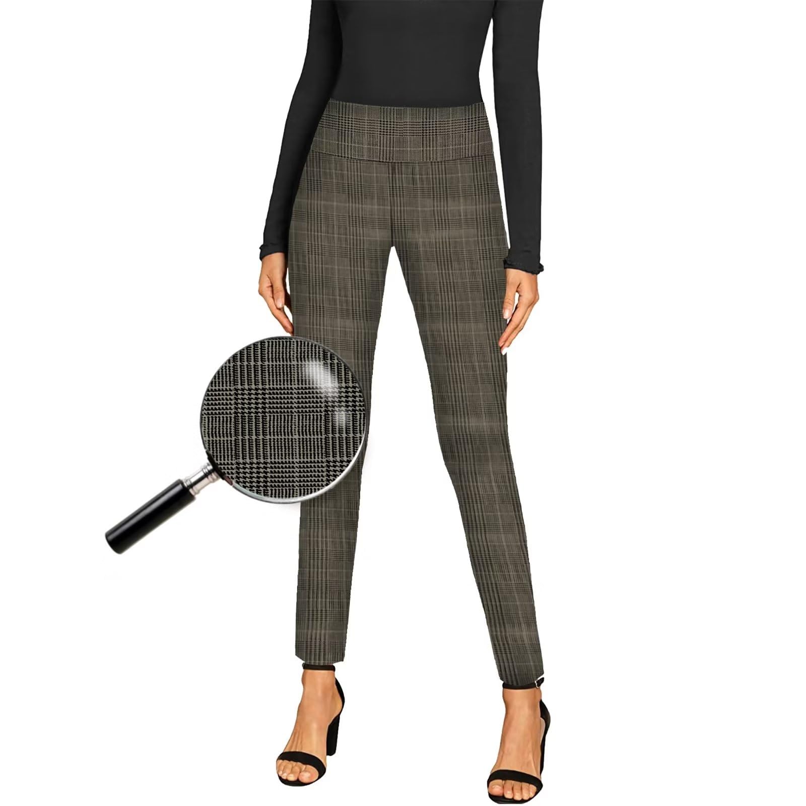 Hybrid & CompanyWomen‘s Super Comfy Ultra Stretch with Full Elastic Waist Pull On Millennium Twill Pants