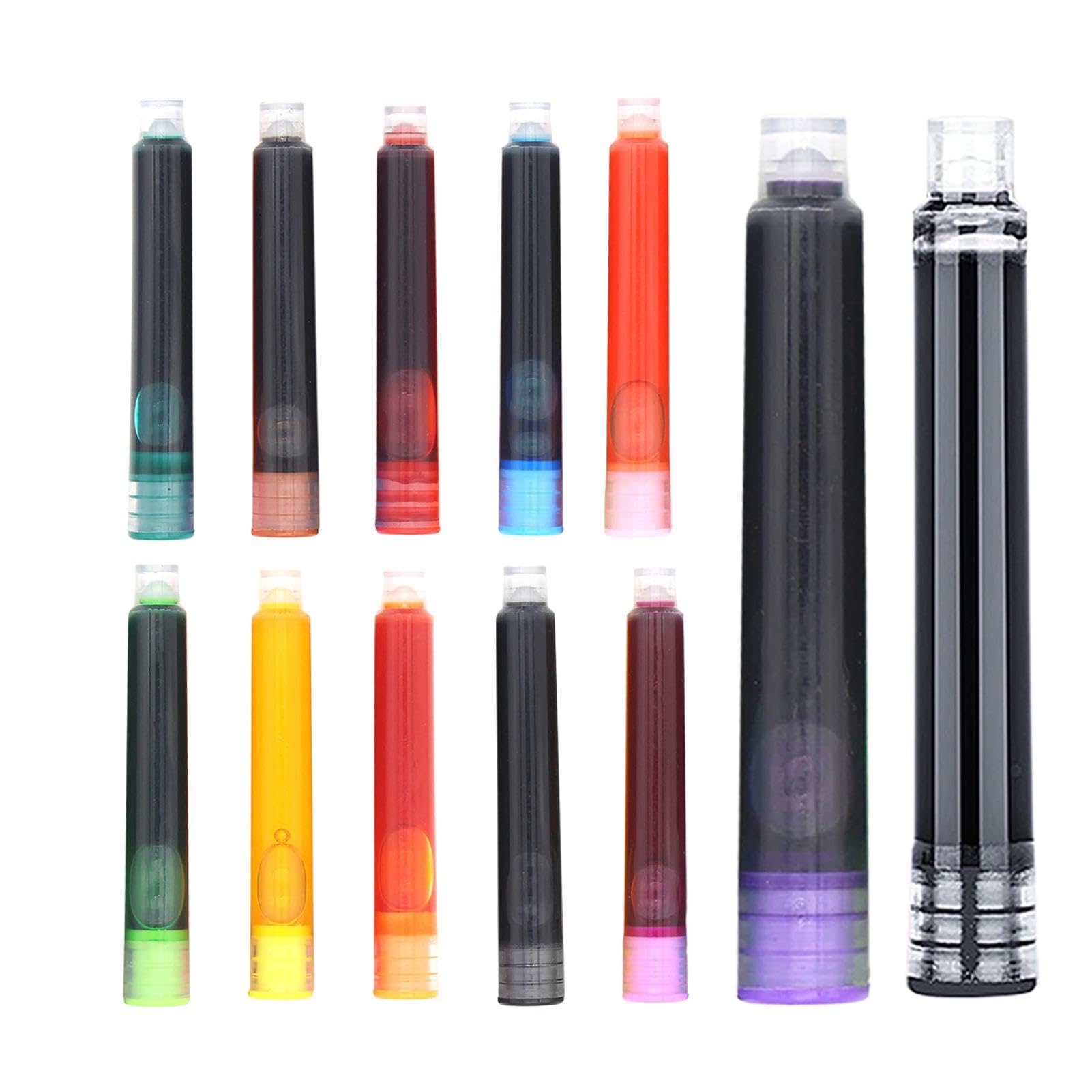 Kit Di 2 Siringhe Per Ricarica Inchiostro Penna Stilografica – Strumento In Acciaio Inox Per Cartucce E Convertitori, Rosso