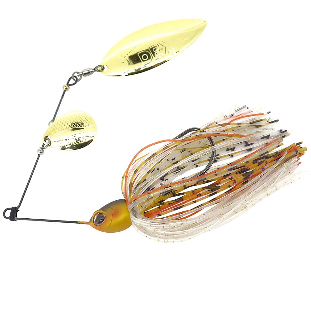 Berkley DEX Spinner Bait for Pike, Perch & Trout Fishing - Vibration Jig Lure with Spinner Blade, Matt Kinkuro, 14g