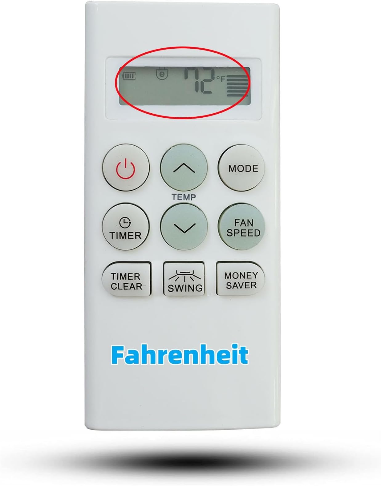 Replacement Remote Control Compatible for Friedrich Air Conditioner AKB73756214 CP05G10A CP05G10B CP12G10B CP15G10A CP15G30A CP24G30B EP08G11A EP08G11B EP12G33A EP12G33B