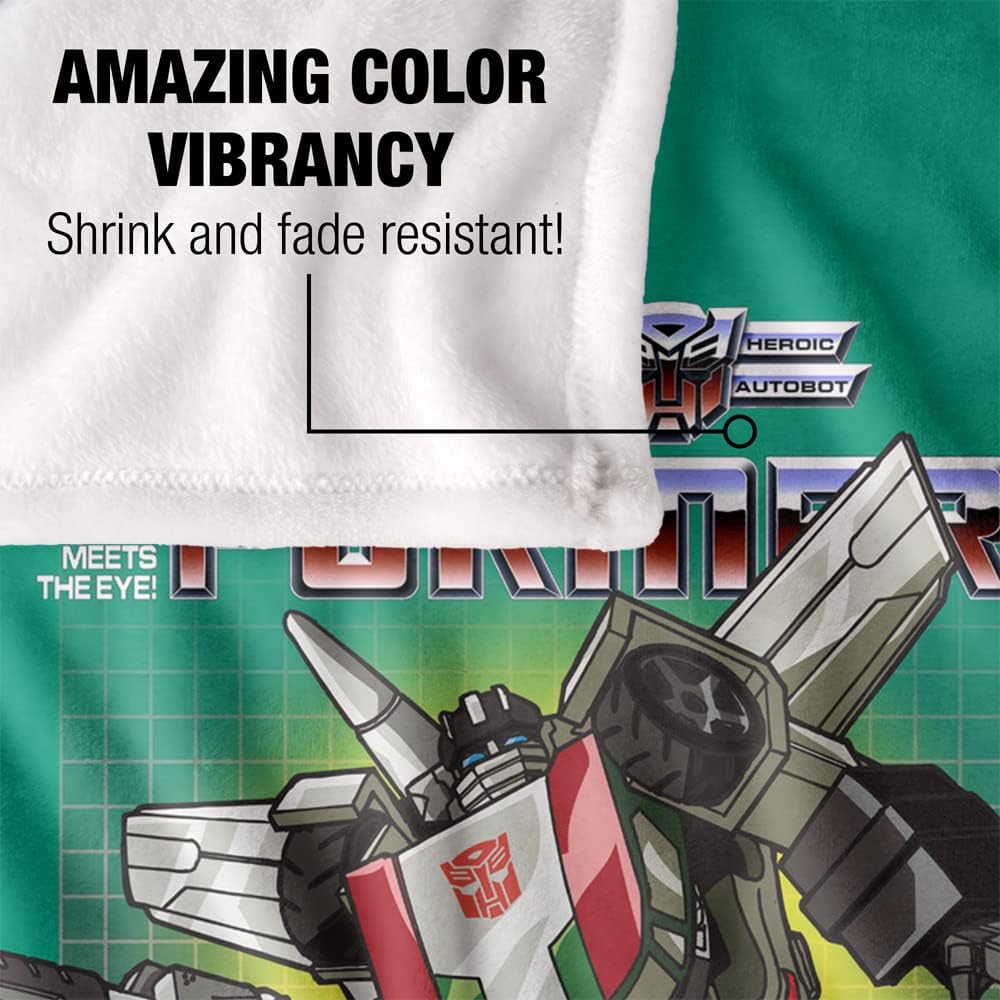 Transformers Wheeljack Silky Touch Super Soft Throw Blanket 50" x 60"