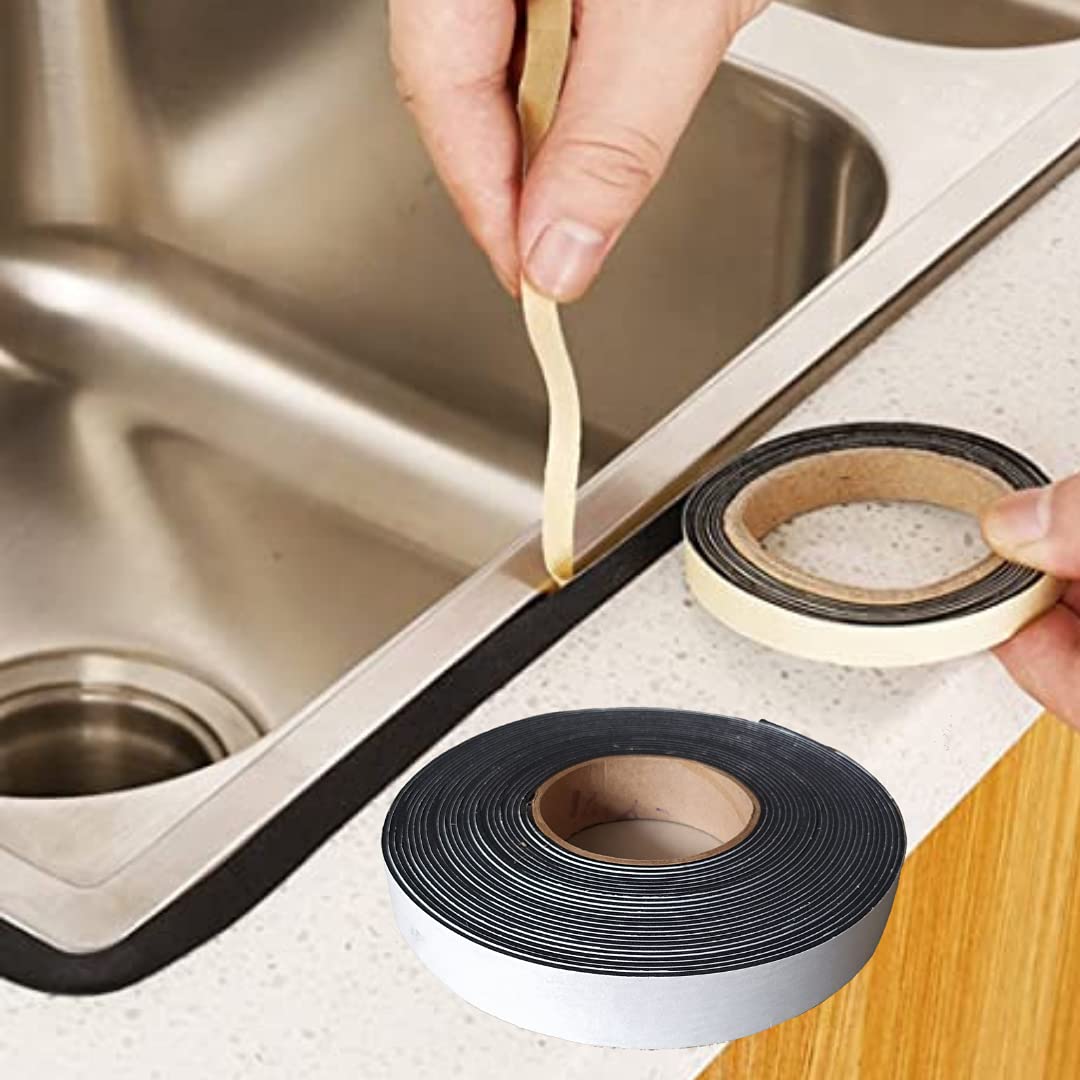 Royal Products Adhesive Foam Tape single Sided High Density, Weather strippling doors and windows insulation sound proofing Black colour(10 meter * 20 mm * 2mm thickness) pack of 1 Royal Products Adhesive Foam Tape single Sided High Density, Weather strippling doors and windows insulation sound proofing Black colour(10 meter * 20 mm * 2mm thickness) pack of 1