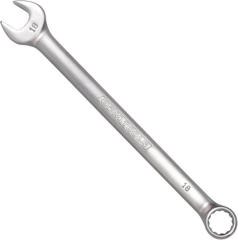 Chave Combinada Métrica OEMTOOLS 22021 de 18 mm em Aço-Liga com Acabamento Cromado