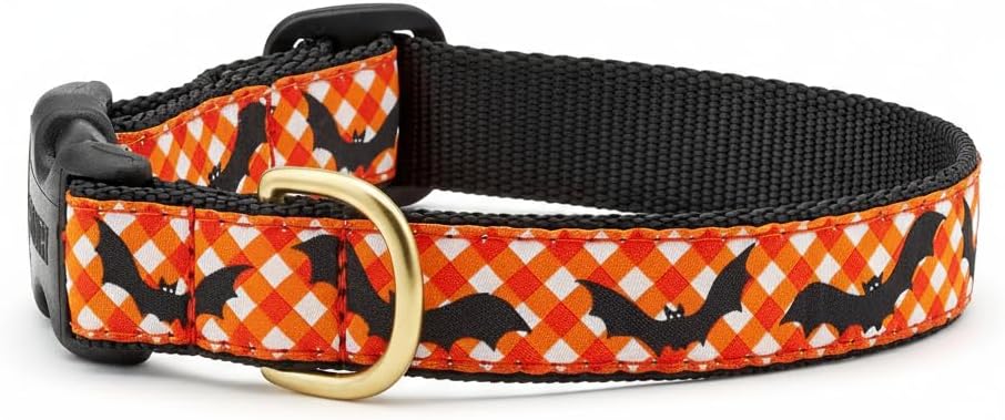 Up Country Batty Pattern (Batty Dog Collar, X-Large (18 to 24 Inches) 1 Inch Wide Width)