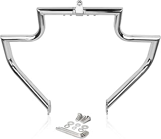 2009-2025 Chrome Touring Engine Guard Crash Bar Compatible with Harley Davidson Street Glide Road King Electra Trike Models Muscle Motorcycle Bumper