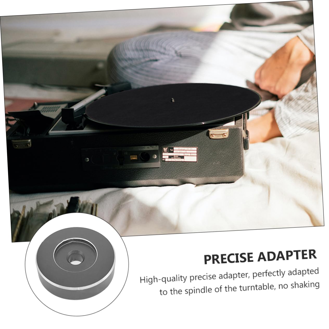 OSALADI Adattatore Leggero Da 45 Giri Da 5 Pezzi Per in Vinile Da 7 Pollici Accessorio Per Giradischi Facile Da Usare