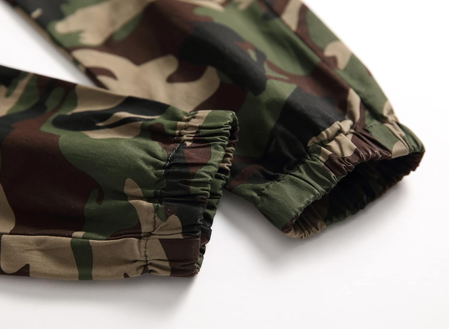 LOKTARC Boys Camo Pants Kids Pull On Drawstring Youth Camouflage Cargo Joggers - Image 6