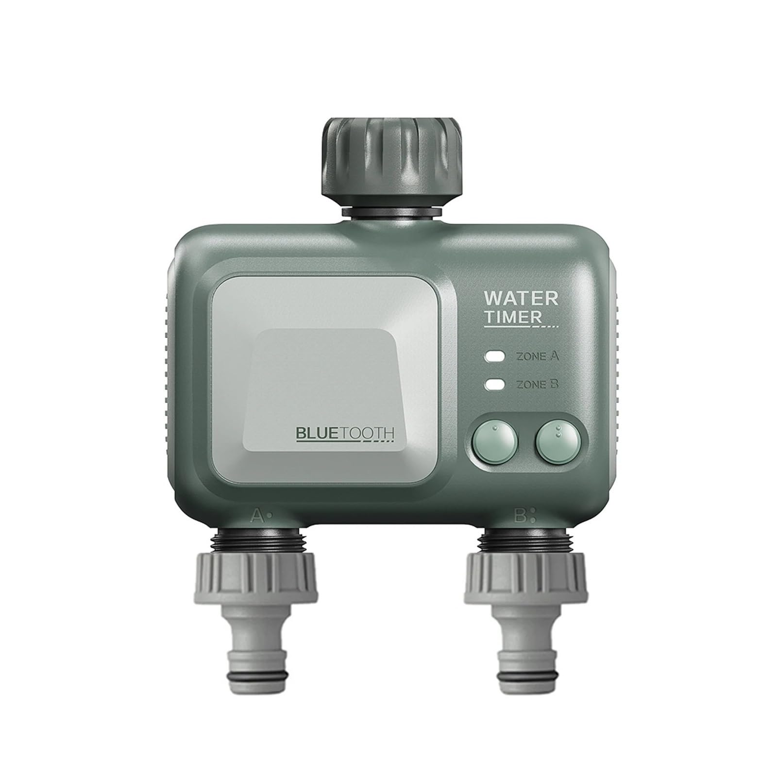 Timer for irrigazione WiFi a 2 zone, programma di ciclo indipendente intelligente, irrigatore for giardino, prato, serra, telecomando mobile(POP3-HCT-626BS)