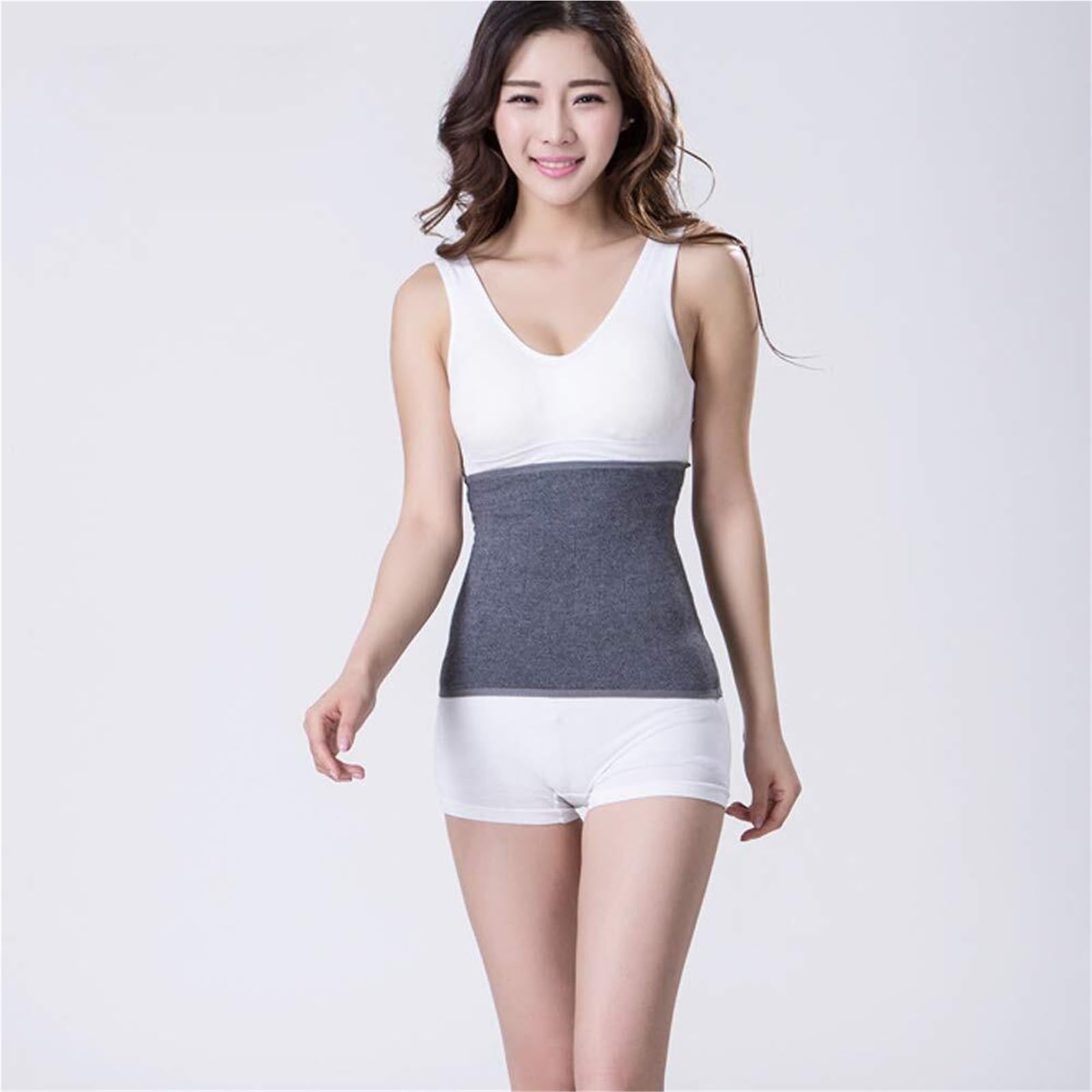 Ceinture Lombaire Réglables Ceinture de Taille Chaude for Hommes et Femmes, Ceinture Compression tricotée Respirante Travail Universel(G)