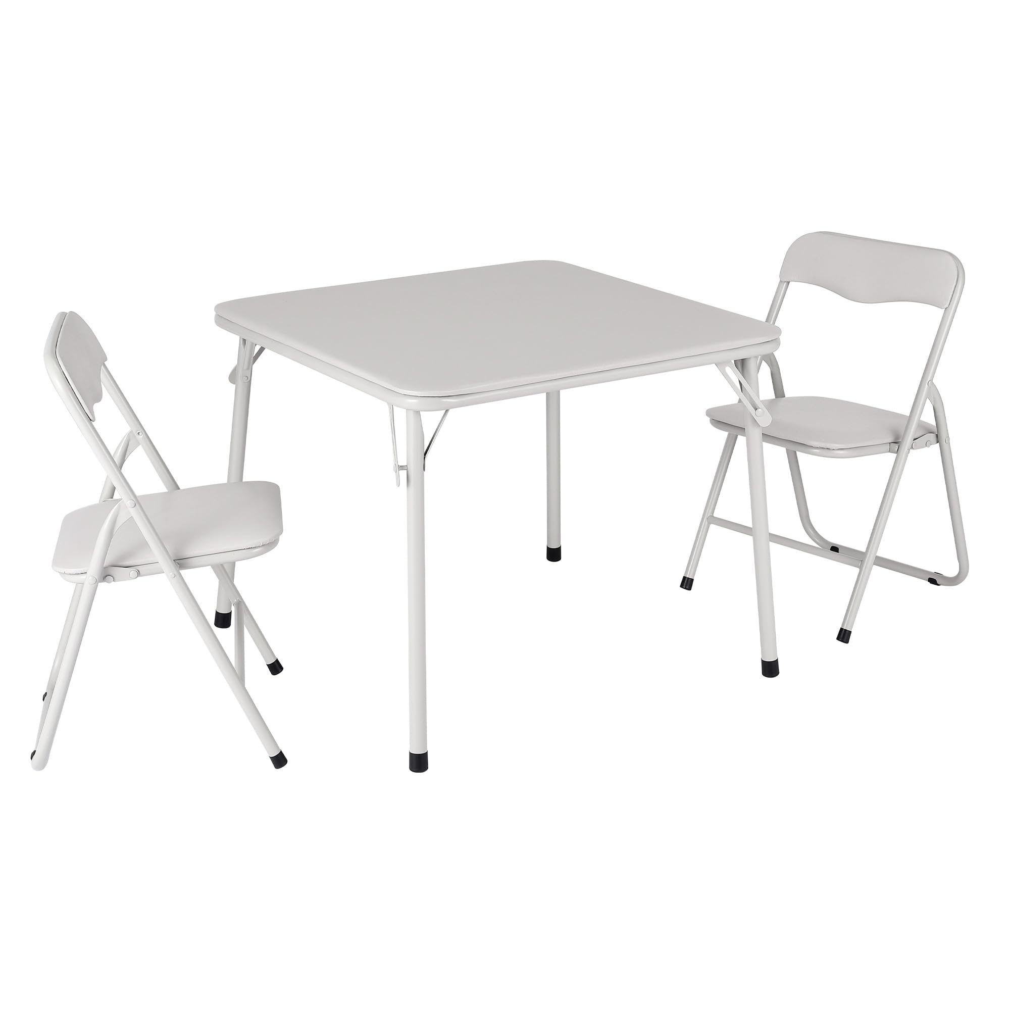 Acekool Set Infantil Plegable‑3 Piezas para Juegos y Manualidades | Estructura metálica, superficie PU, esquinas redondeadas, diseño compacto y seguro