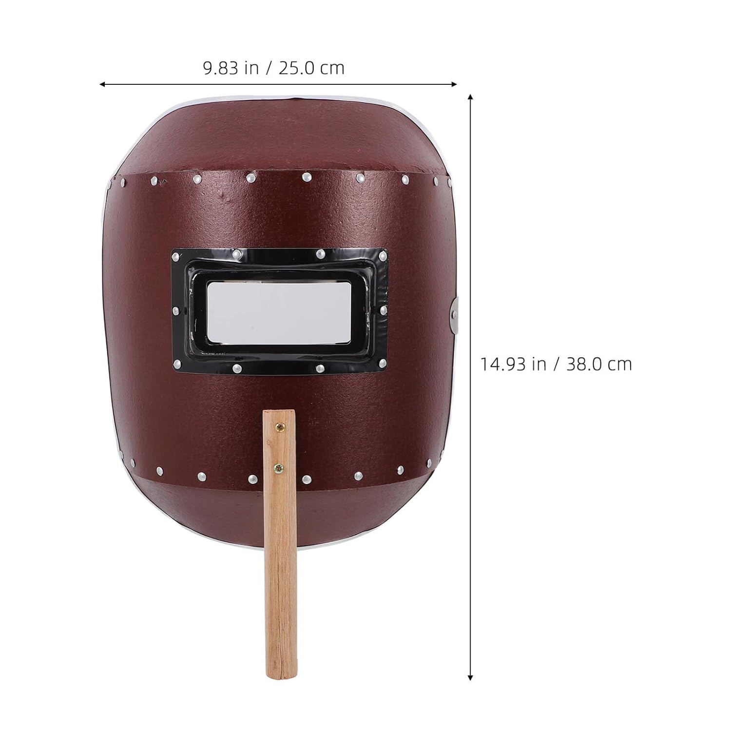 Handheld Welding Face Shield with Eyeglass for Spark and Splash Protection Iron and Steel Construction Suitable for Welding Tasks Meets Safety Standards