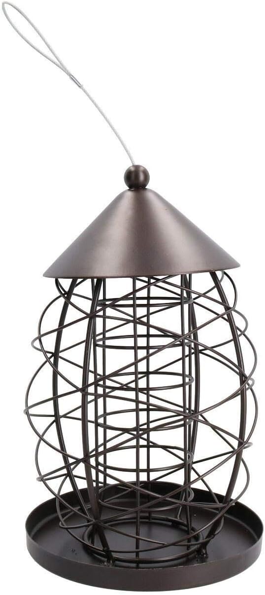 AB Tools 2PK Lantern Bird Feeder FatBall Holder Hanging Feeding Station Wild Birds