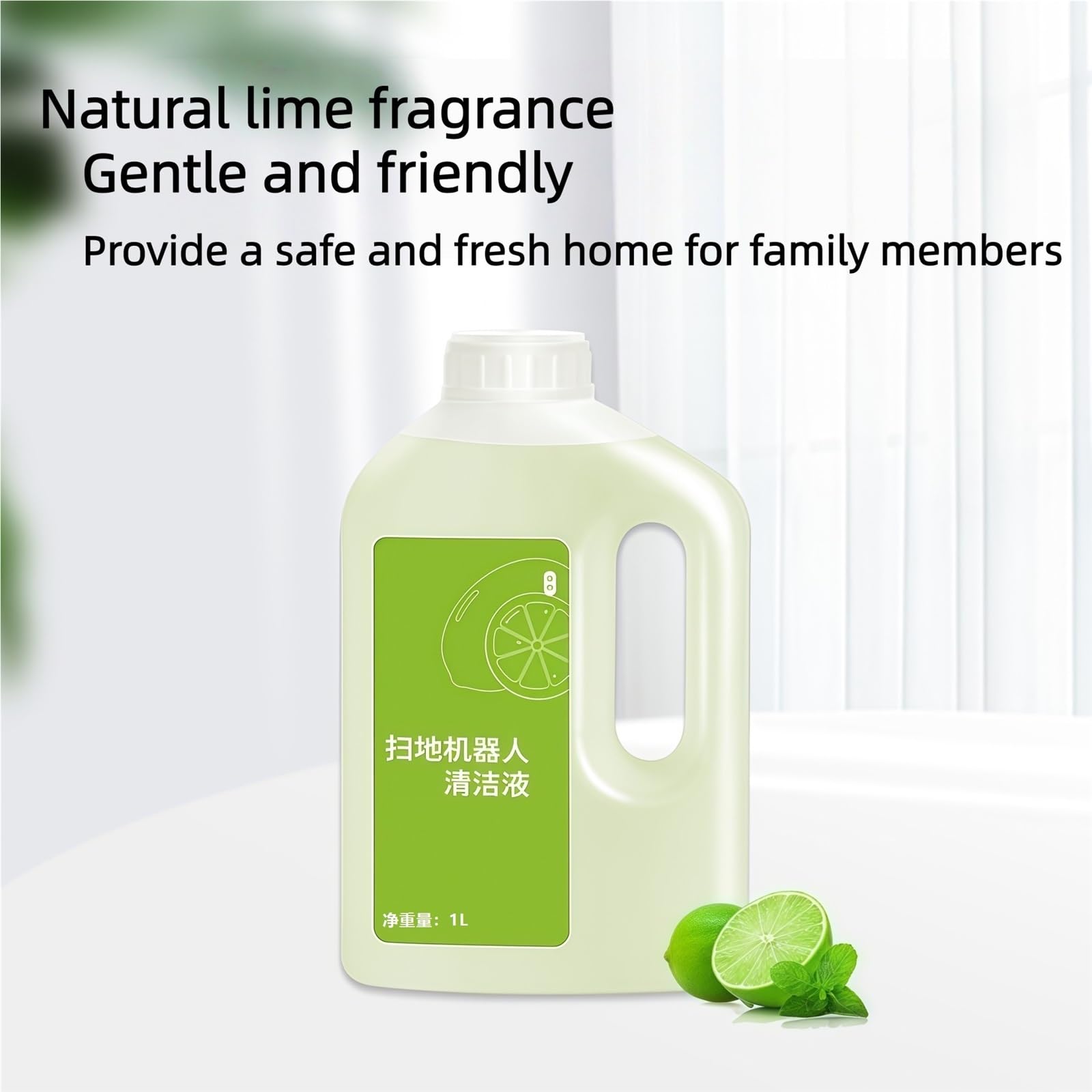 Solución limpiadora multisuperficie for suelos (2 botellas), compatible con ECOVACS DEEBOT X1/X2/T10/T20/T30. Agente de limpieza de repuesto.(A)