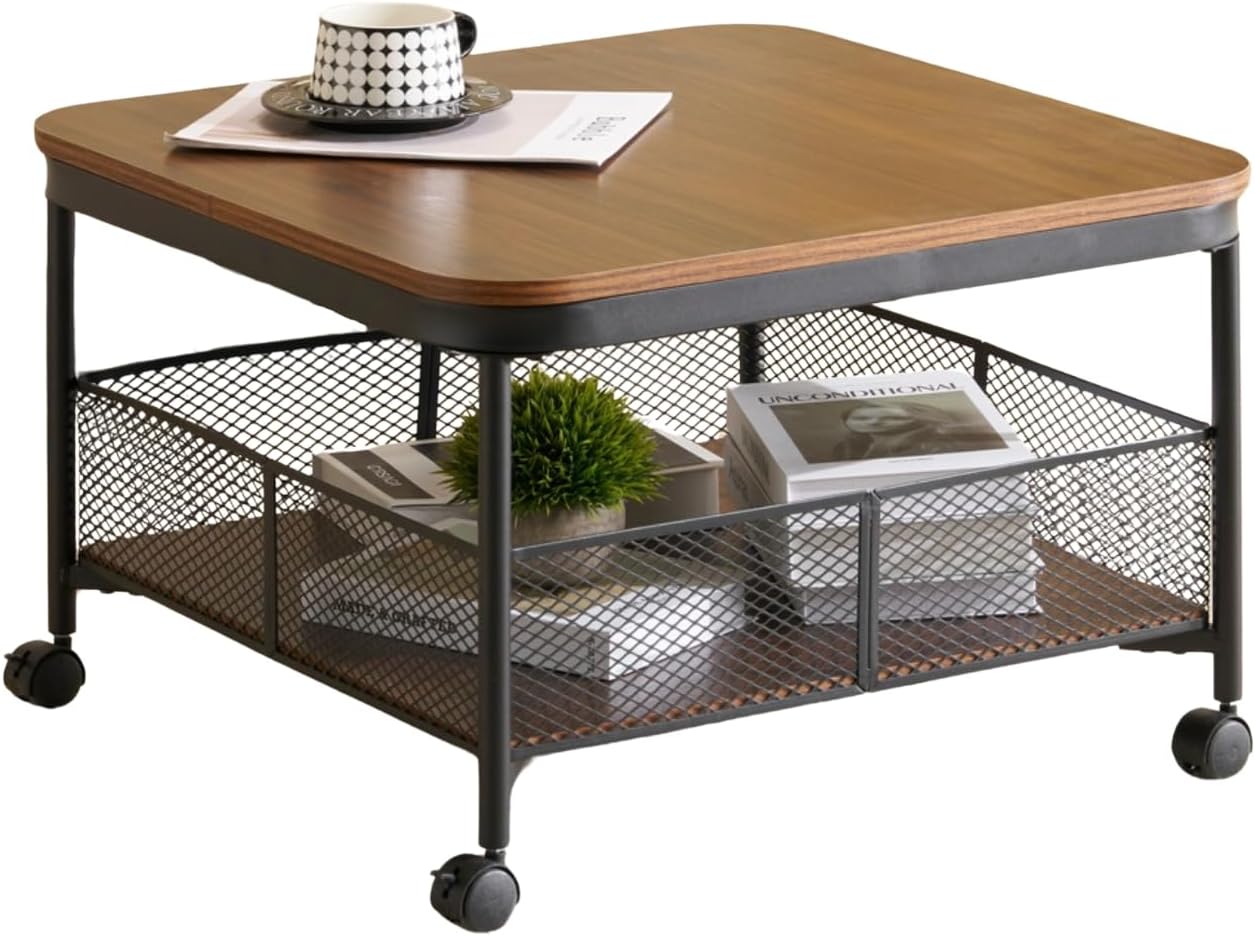 引出し付きセンターテーブル ローテーブル 猫脚 レトロ風 214-1232